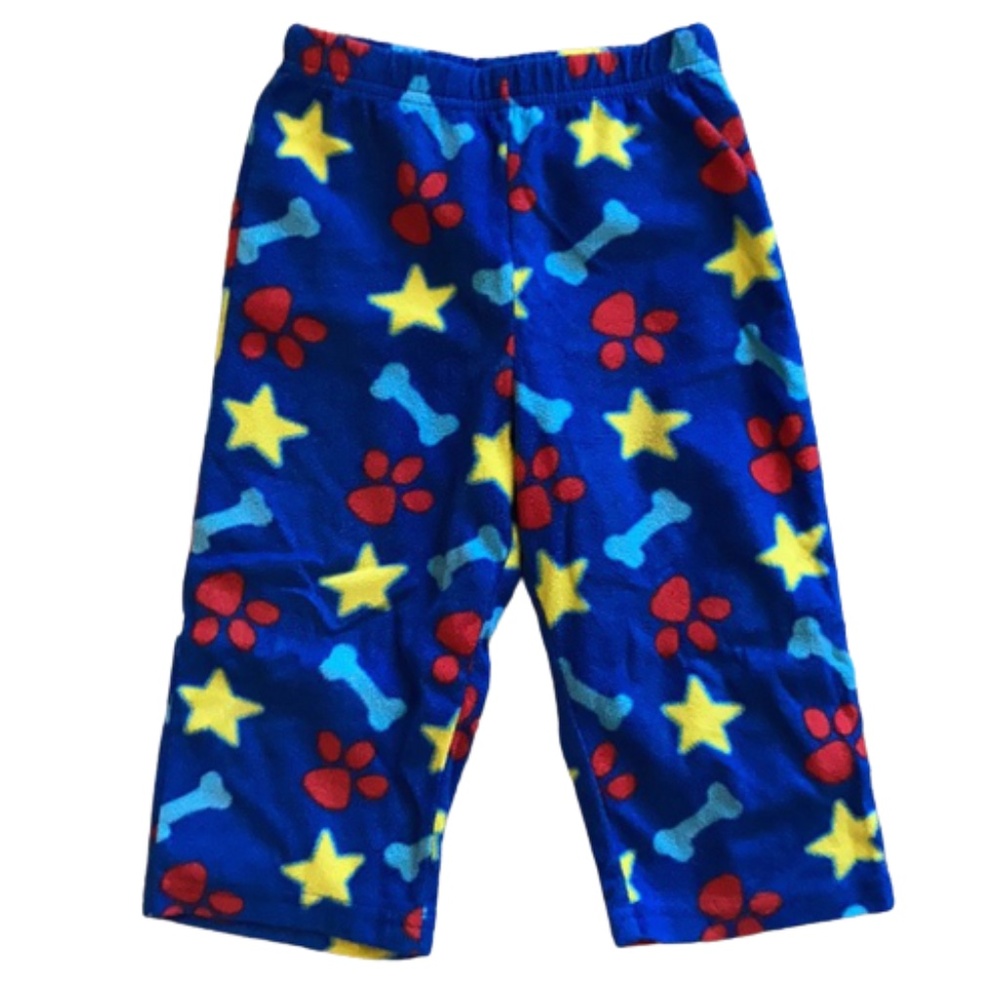 2T PAW PATROL fleece pajama bottoms pants blue SPIN MASTER